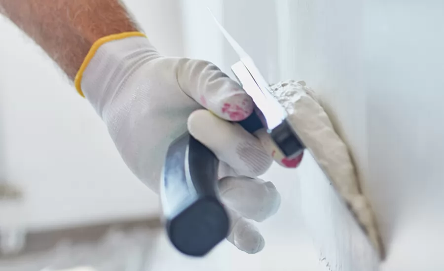 In Gypsum Plaster